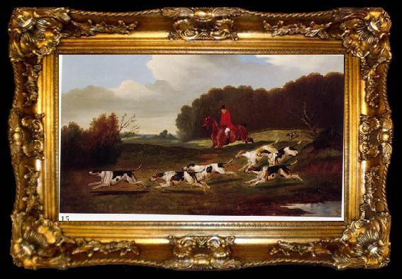 framed  unknow artist Classical hunting fox, Equestrian and Beautiful Horses, 155., ta009-2